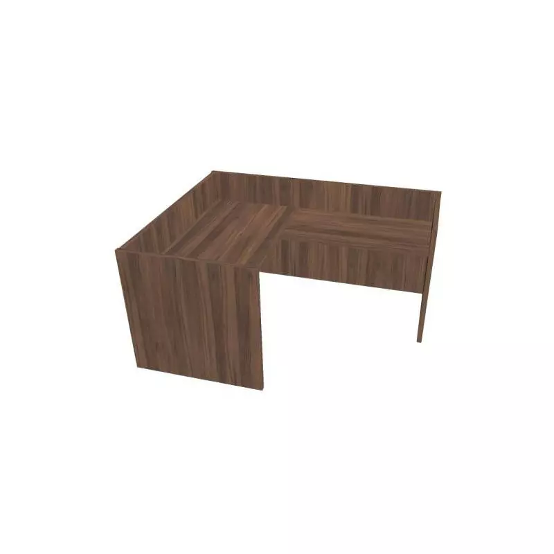 Recepčný pult ASSIST 160 rohový pravý, 167 x 204 x 74 (100) cm, orech Recepčný pult ASSIST 160 rohový pravý, 167 x 204 x 74 (100) cm, orech