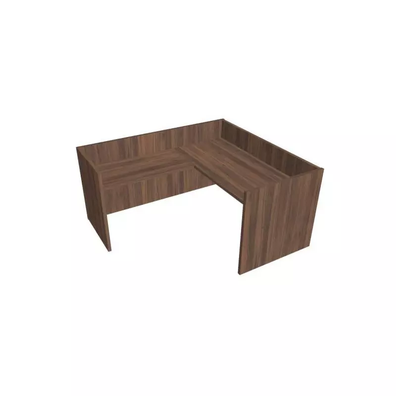 Recepčný pult ASSIST 180 rohový ľavý, 187 x 204 x 74 (100) cm, orech Recepčný pult ASSIST 180 rohový ľavý, 187 x 204 x 74 (100) cm, orech