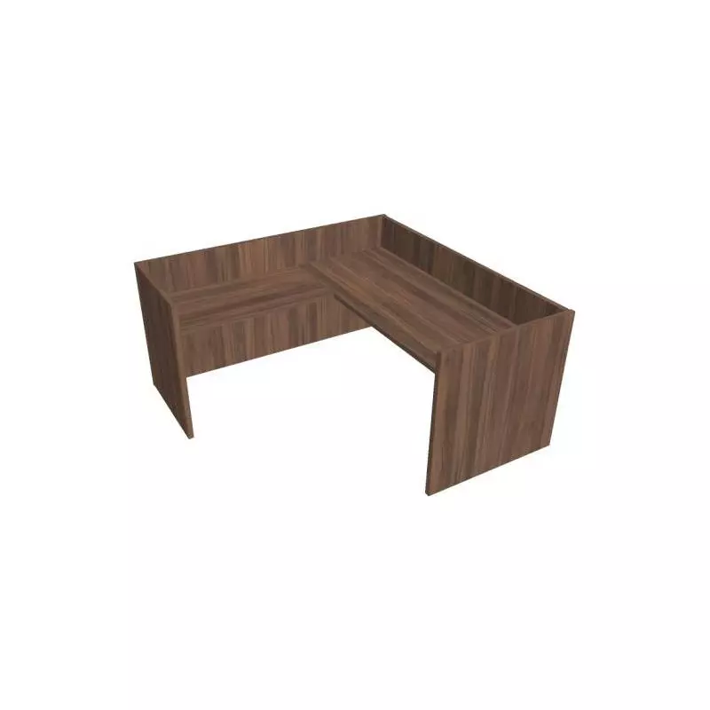 Recepčný pult ASSIST 200 rohový ľavý, 207 x 204 x 74 (100) cm, orech Recepčný pult ASSIST 200 rohový ľavý, 207 x 204 x 74 (100) cm, orech