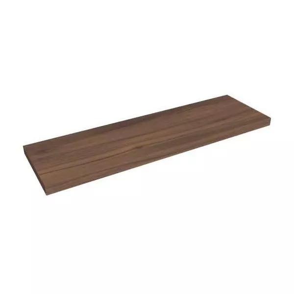Polica na recepčný pult ASSIST lamino, 100 x 30 cm, orech