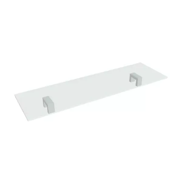 Polica na recepčný pult ASSIST sklo, 100 x 30 cm