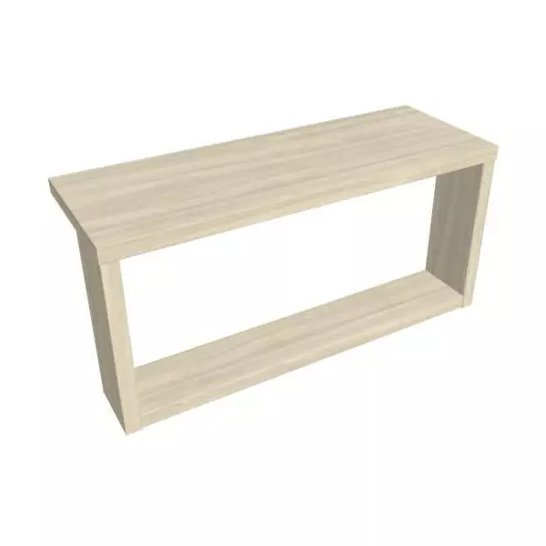 Polica na recepčný pult ASSIST rám, 100 x 30 cm, agát