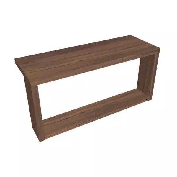 Polica na recepčný pult ASSIST rám, 100 x 30 cm, orech