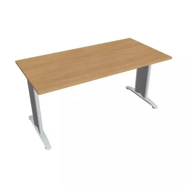 Rokovací stôl Flex, 160x75,5x80 cm, dub/kov