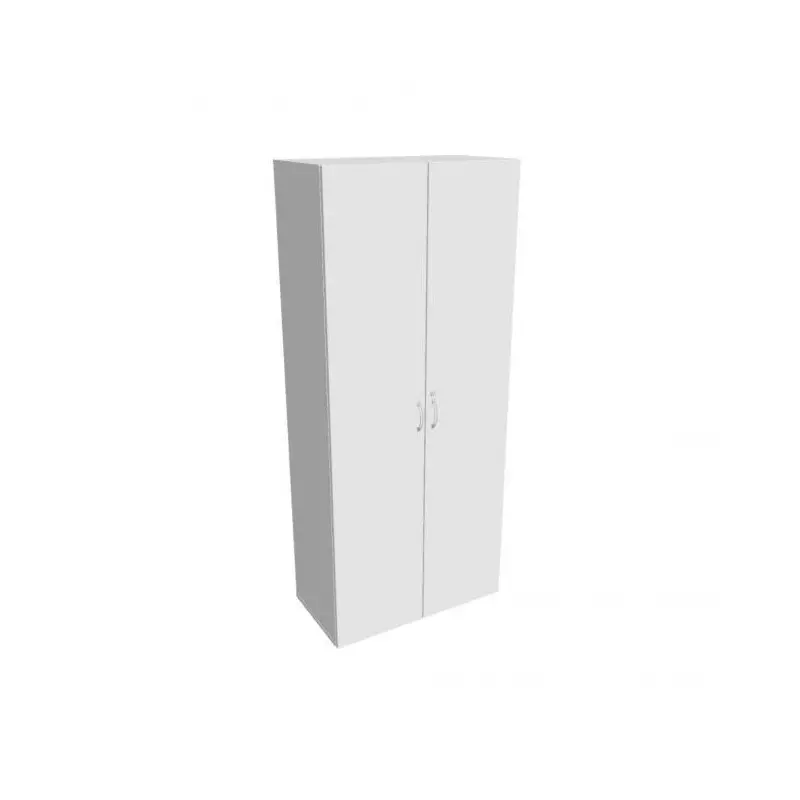 Šatníková skriňa Drive, zámok, 80x185x42 cm, biela/biela Šatníková skriňa Drive, zámok, 80x185x42 cm, biela/biela