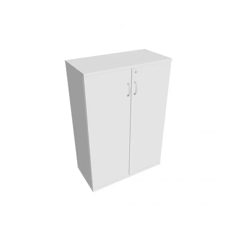 Policová skriňa Strong, zámok, 80x115,2x40 cm, biela/biela Policová skriňa Strong, zámok, 80x115,2x40 cm, biela/biela