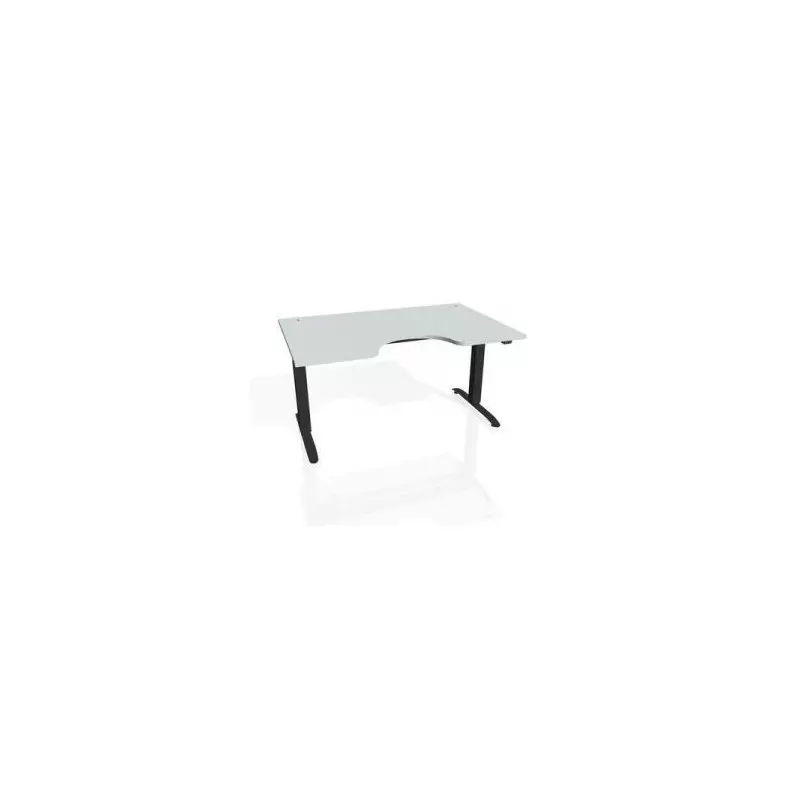 Pracovný stôl Motion Ergo, ZO, 2S, 120x70,5-120,5x90 cm, sivá/čierna Pracovný stôl Motion Ergo, ZO, 2S, 120x70,5-120,5x90 cm, sivá/čierna