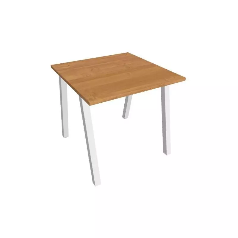Pracovný stôl UNI A, 80x75,5x80 cm, jelša/biela Pracovný stôl UNI A, 80x75,5x80 cm, jelša/biela