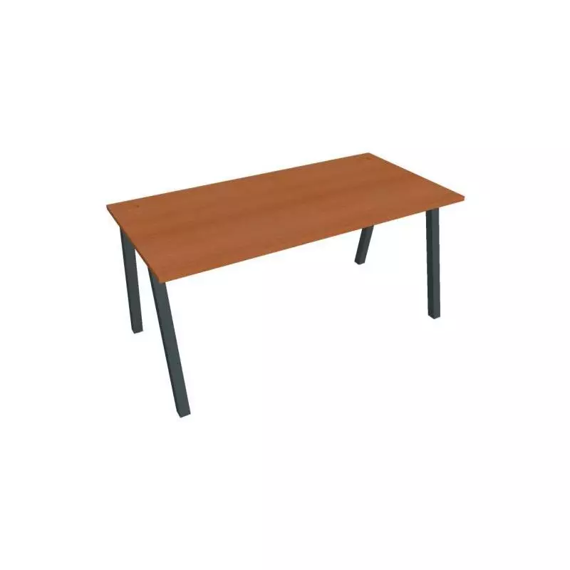Pracovný stôl UNI A, 160x75,5x80 cm, čerešňa/čierna Pracovný stôl UNI A, 160x75,5x80 cm, čerešňa/čierna