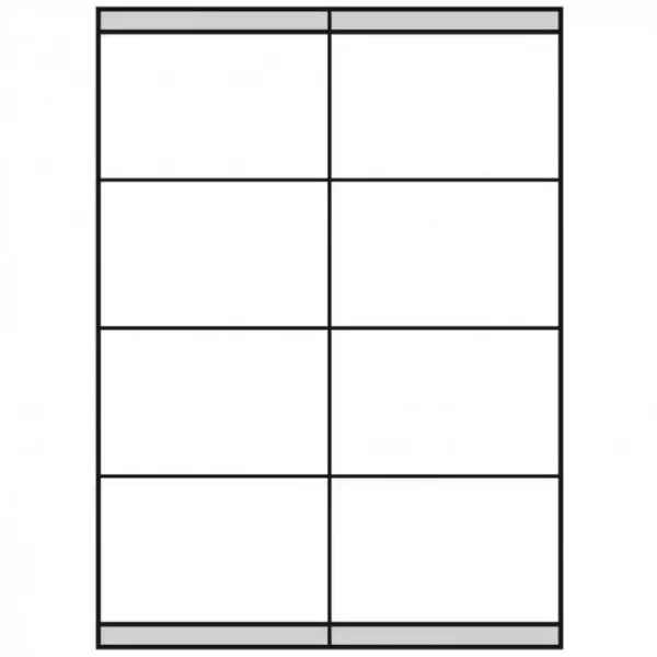 Etikety univerzálne 105x72mm Agipa A4 100 hárkov