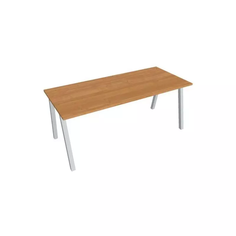 Pracovný stôl UNI A, 180x75,5x80 cm, jelša/sivá Pracovný stôl UNI A, 180x75,5x80 cm, jelša/sivá