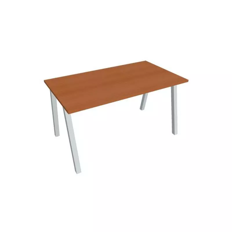 Rokovací stôl UNI A, 140x75,5x80 cm, čerešňa/sivá Rokovací stôl UNI A, 140x75,5x80 cm, čerešňa/sivá