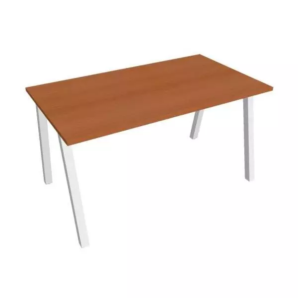 Rokovací stôl UNI A, 140x75,5x80 cm, čerešňa/biela