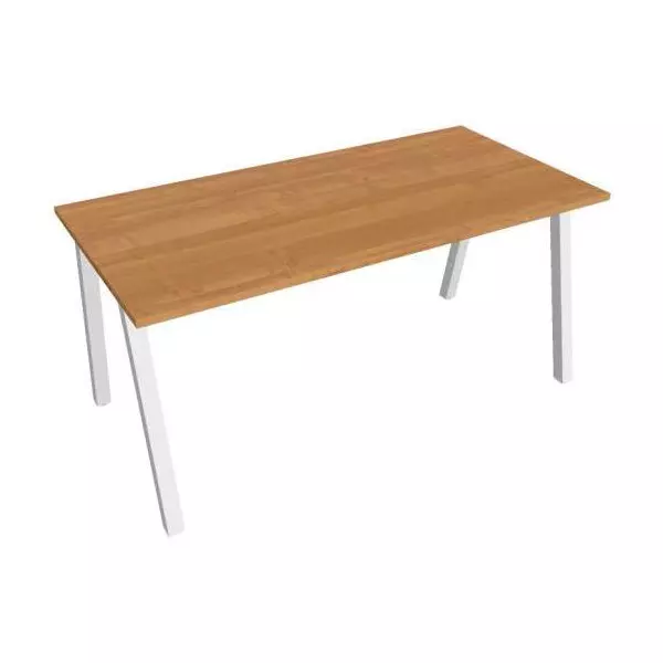 Rokovací stôl UNI A, 160x75,5x80 cm, jelša/biela