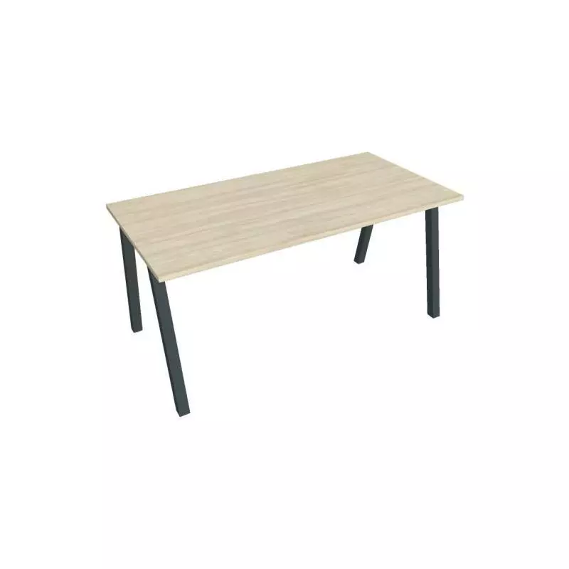 Rokovací stôl UNI A, 160x75,5x80 cm, agát/čierna Rokovací stôl UNI A, 160x75,5x80 cm, agát/čierna