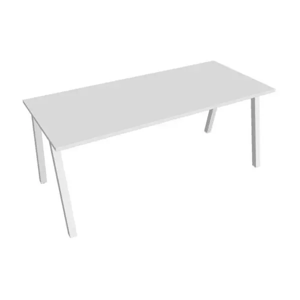 Rokovací stôl UNI A, 180x75,5x80 cm, biela/biela