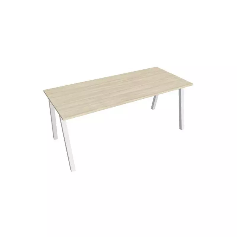 Rokovací stôl UNI A, 180x75,5x80 cm, agát/biela Rokovací stôl UNI A, 180x75,5x80 cm, agát/biela