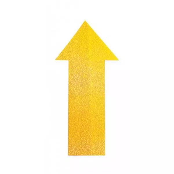 Podlahové značenie ŠÍPKA žlté 10ks
