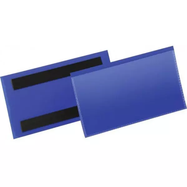 Magnetické vrecko na dokumenty 150x67mm 50ks modré