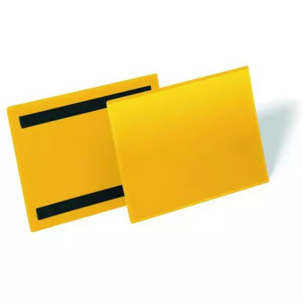 Magnetické vrecko na dokumenty 210x148mm na šírku 50ks žlté