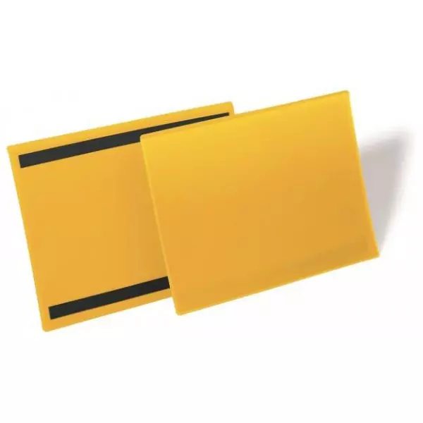 Magnetické vrecko na dokumenty 297x210mm na šírku 50ks žlté