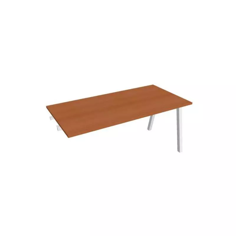 Rokovací stôl UNI A, k pozdĺ. reťazeniu, 160x75,5x80 cm, čerešňa/biela Rokovací stôl UNI A, k pozdĺ. reťazeniu, 160x75,5x80 cm, čerešňa/biela