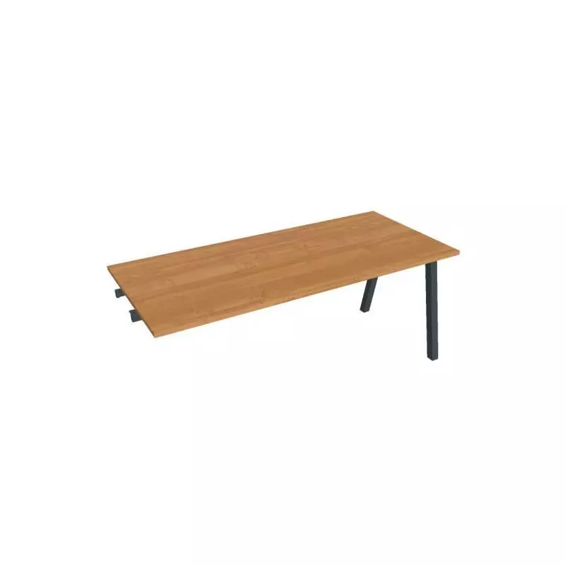 Rokovací stôl UNI A, k pozdĺ. reťazeniu, 180x75,5x80 cm, jelša/čierna Rokovací stôl UNI A, k pozdĺ. reťazeniu, 180x75,5x80 cm, jelša/čierna