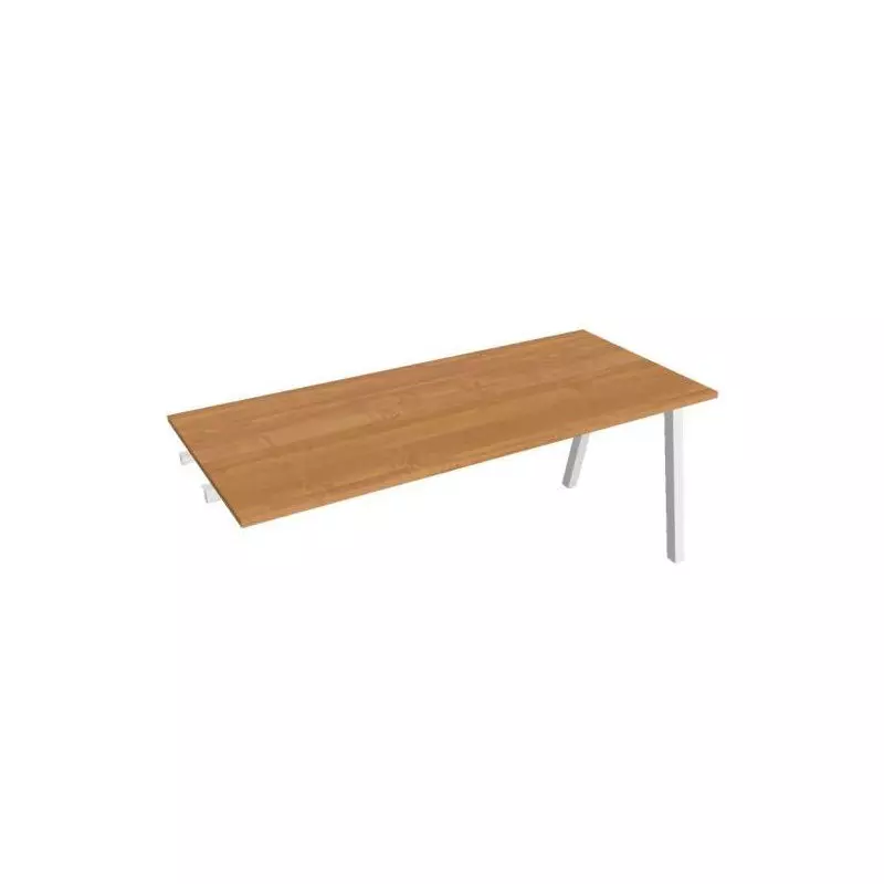 Rokovací stôl UNI A, k pozdĺ. reťazeniu, 180x75,5x80 cm, jelša/biela Rokovací stôl UNI A, k pozdĺ. reťazeniu, 180x75,5x80 cm, jelša/biela
