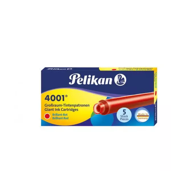 Bombičky Pelikan 5ks veľké červené