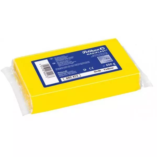Plastelína Pelikan Nakiplast žltá 650g
