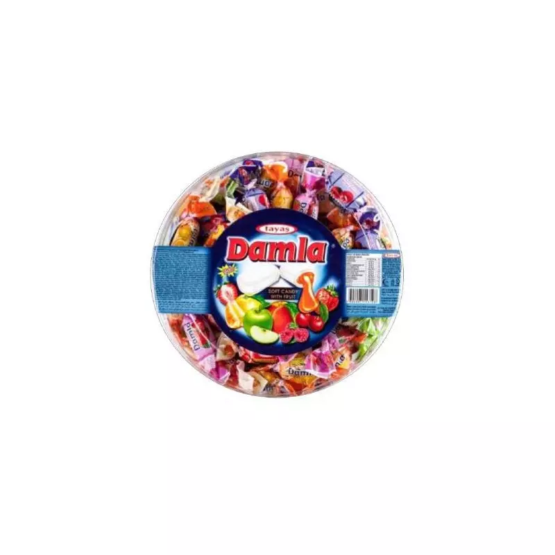 Damla cukríky mix ovocných prichutí box 500 g Damla cukríky mix ovocných prichutí box 500 g
