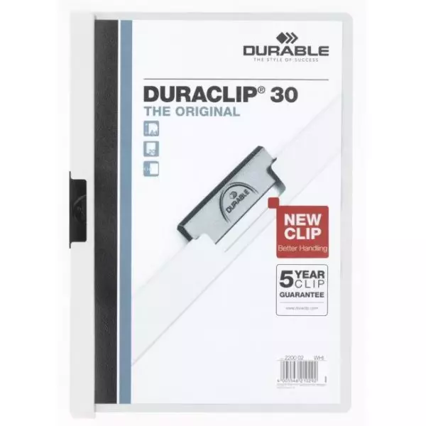 Obal s klipom DURACLIP Original 30 biely