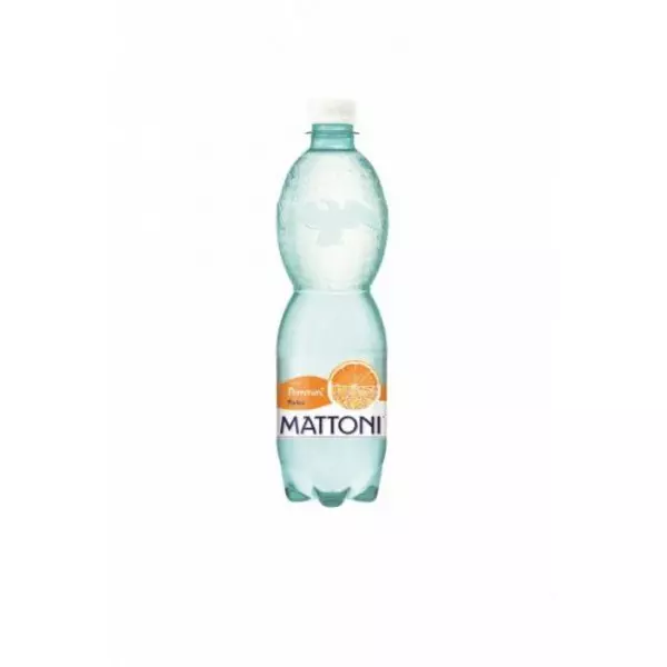 Minerálna voda MATTONI ochutená - pomaranč sýtená 12 x 0,5 ℓ