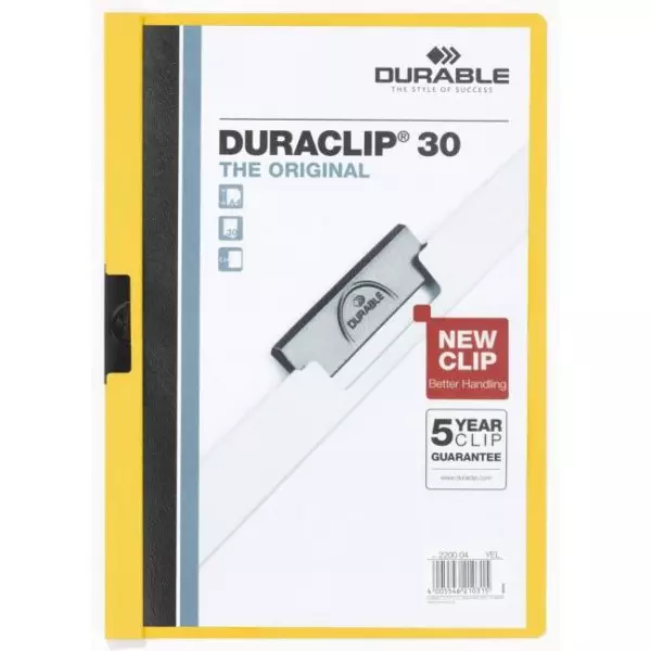 Obal s klipom DURACLIP Original 30 žltý