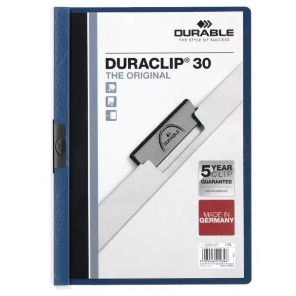Obal s klipom DURACLIP Original 30 tmavomodrý