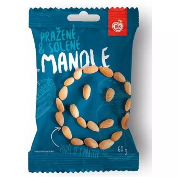 Mandle pražené solené IBK 60 g