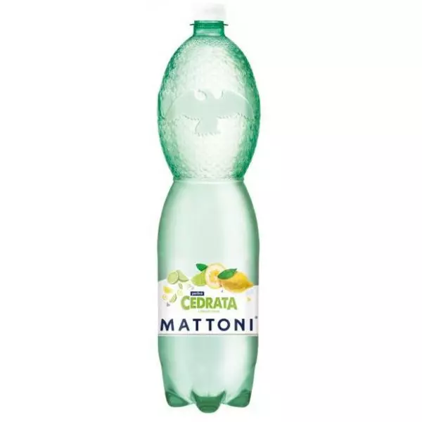 Minerálna voda MATTONI ochutená - cedrata sýtená 6 x 1,5 ℓ