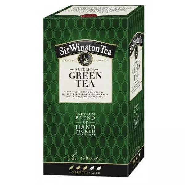 Čaj SIR WINSTON Superior Green Tea HB 35 g