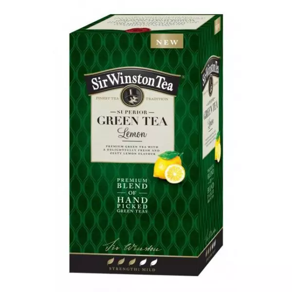 Čaj SIR WINSTON Green Tea Lemon HB 35 g