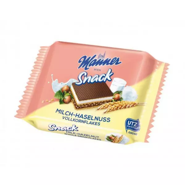 Oblátky Manner lieskovo-orieškové celozrnné 25 g