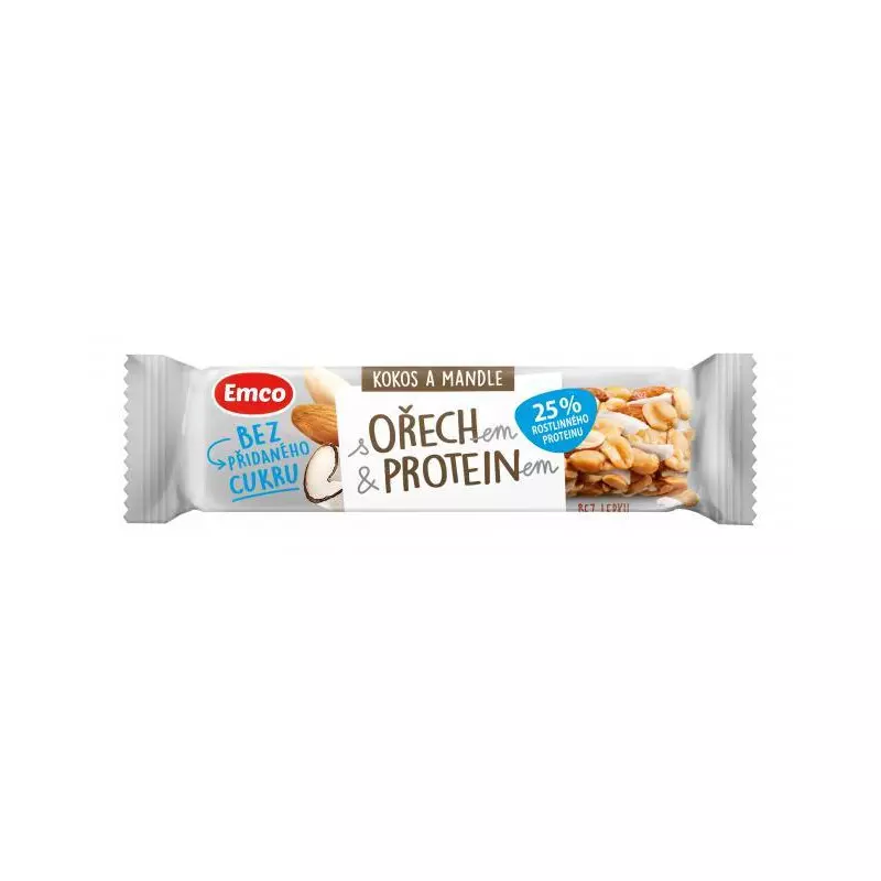 Tyčinka MYSLI s proteínom 35 g kokos Tyčinka MYSLI s proteínom 35 g kokos
