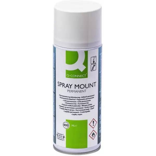 Lepidlo v spreji Q-CONNECT Quick Mount 400ml permanentné