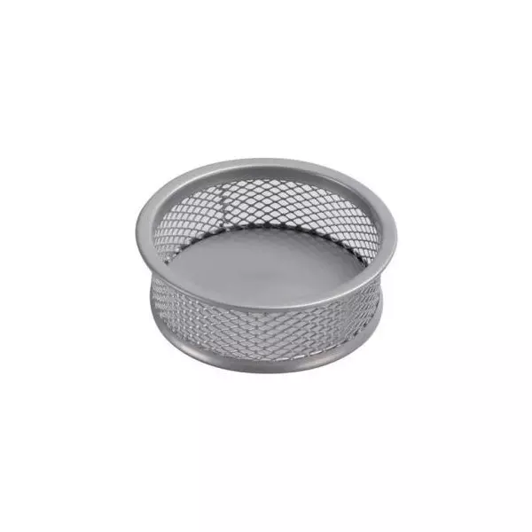 Drôtený stojan na kancelárske spony 90x32mm malý strieborný