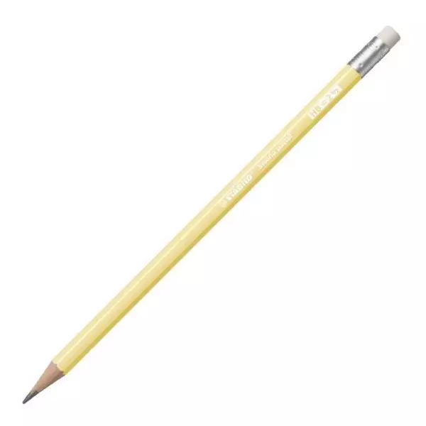 Ceruzka STABILO Swano Pastel HB s gumou pastel žltá