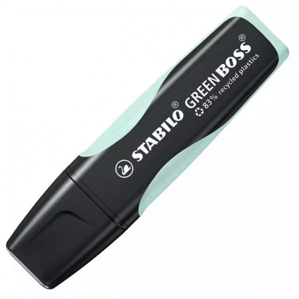 Zvýrazňovač STABILO GREEN BOSS Pastel pastelová tyrkysová