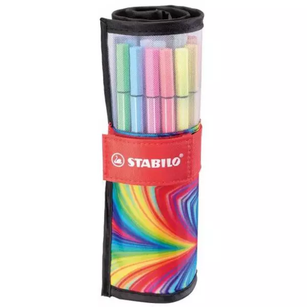 Sada popisovačov STABILO Pen 68 25 ks Rollerset `ARTY` Edition