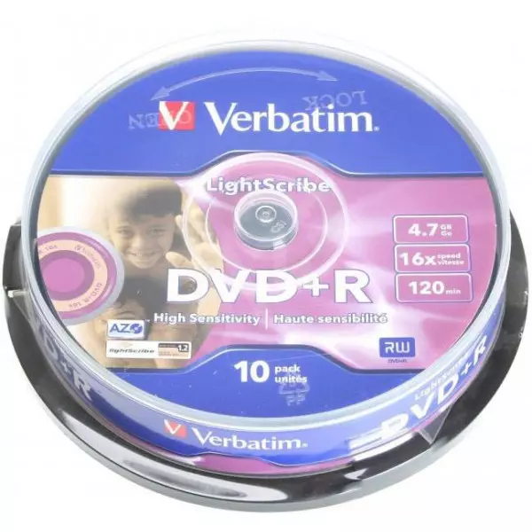 Verbatim DVD+R 16x cake10