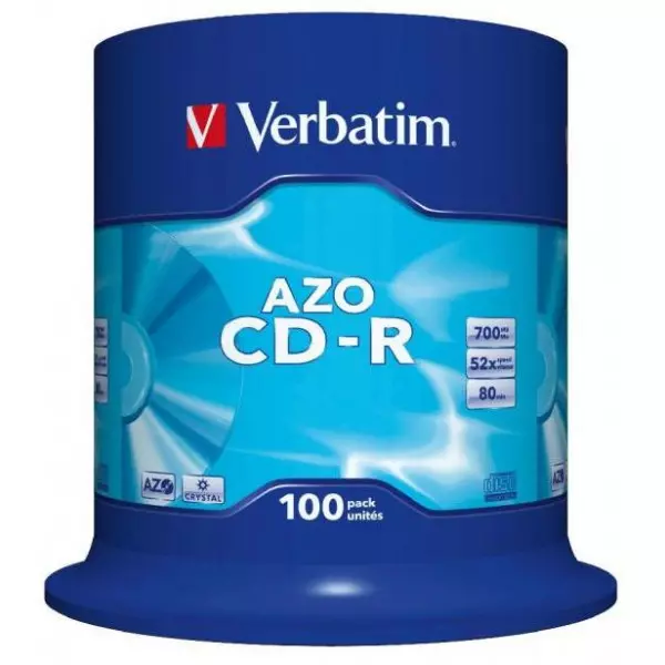 Verbatim CD-R 700 MB cake 100 ks