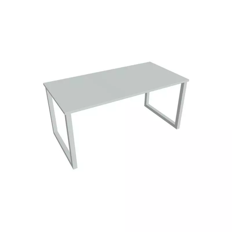 Rokovací stôl UNI O, 160x75,5x80 cm, sivá/sivá Rokovací stôl UNI O, 160x75,5x80 cm, sivá/sivá
