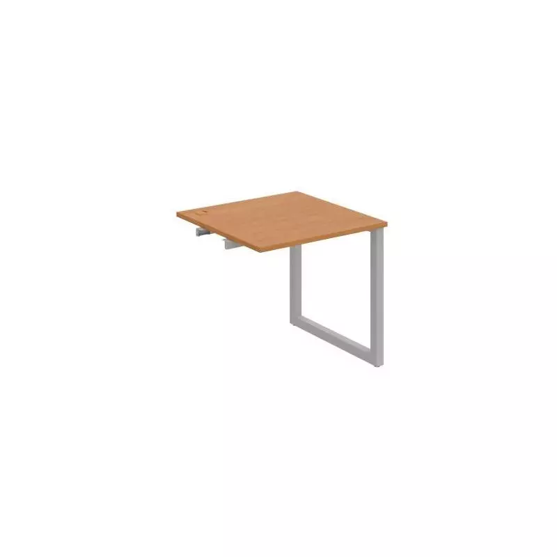 Pracovný stôl UNI O, k pozdĺ. reťazeniu, 80x75,5x80 cm, jelša/sivá Pracovný stôl UNI O, k pozdĺ. reťazeniu, 80x75,5x80 cm, jelša/sivá